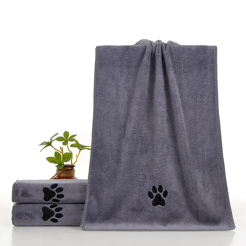 Saugstarkes Mikrofaser-Handtuch für Hunde