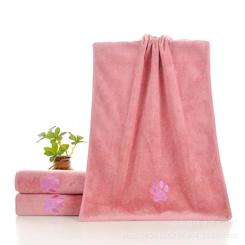 Saugstarkes Mikrofaser-Handtuch für Hunde